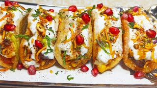 Taco 🌮 Chaat || Tasty Delicious Party Snack || Indian Fusion Recipe