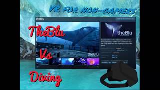 Diving in Virtual Reality with theBlu