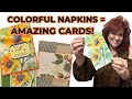 🌻Want Creative Backgrounds? Great ideas USING NAPKINS!!