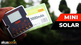 Mini Solar  Lithium Ion | Untuk DIY Portable Power Station | Li-Ion 18650 12V- 20000mAh