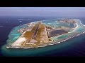 Landing in Male Airport, Maldives - Aerial View of Maldives Landing in Male Airport, Maldives - Aerial View of Maldives