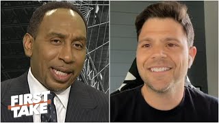 Stephen A. and actor Jerry Ferrara celebrate the Knicks' first playoff win since 2013 | First Take