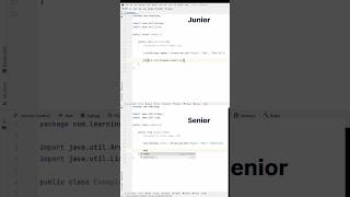 Junior vs Senior | Beginner vs Pro backend developer #java #backend #coding #interview #programming