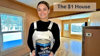 My $1 House: 6 Months Before/After Footage + Hardwood Floors Finished!! (Week 26)