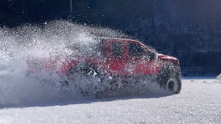 Traxxas TRX4 FORD RAPTOR F150 | AXE 2700KV |Snow road Bashing \u0026 Off-road Driving 4X4 RC Car