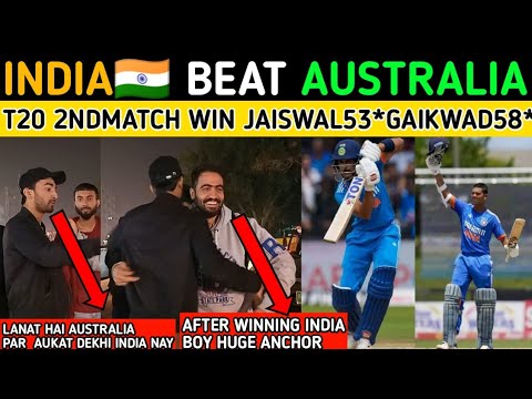 2-0 WIN I INDIA BEAT AUSTRALIA 2ND T20 MATCH I PAKISTANI REACTION I ...