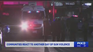 Communities react to another day of violence