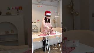 pink christmas party🎀💌🧦🧣　　　#クリスマスパーティー #クリスマス #pinkchristmas #vlog