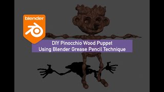 BSLIVE - DIY Wooded Puppet Pinocchio Using Grease Pencil