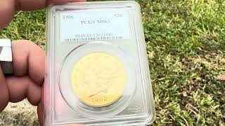 1906 Double Eagle PCGS MS63 $20 Featured Rare Coin Video