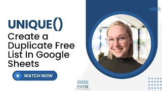 Remove Duplicates in Google Sheets - UNIQUE() Manages Large Datasets