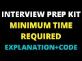 Minimum Time Required Hackerrank solution