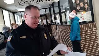 The clown show. continues. Lowell police. 1st amendment audit.