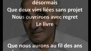 Paroles À Ma Femme By Charles Aznavour