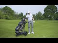 powakaddy fx5 trolley with alex elliott american golf