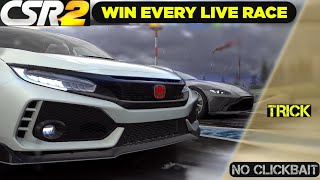 CSR2 HOW TO ALWAYS WIN BETS ON LIVE RACES |  BEATS DYNO | IOS \u0026 ANDROID | TRICK | PART-2