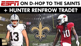 ESPN On DeAndre Hopkins To The Saints + Hunter Renforw & Derek Carr REUNION? New Orleans Saints OTAs