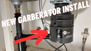 Badger garberator and kitchen drain repipe