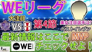 【WEリーグフットボール】 第4節　MVP、試合結果、美女注目選手！