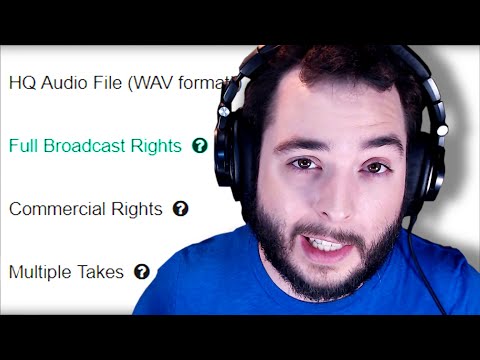 What are commercial rights for voice over?