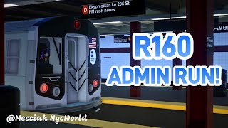 Roblox | IRT via D Line - R160 Alstom (Admin Run)