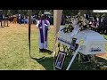 the burial of leonard mambo mbotela in langata cemetery