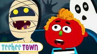 Haunted Flying Mummy Halloween Song + Spooky Scary Skeleton Songs For Kids | Teehee Town