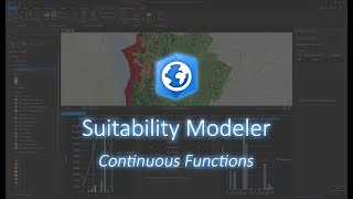 ArcGIS Pro - Suitability Modeler Continuous Functions Sample