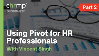 Pivot Table for HR Professionals [Part 2] - Pivot  Value Function