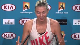 Maria Sharapova Press Conference - Australian Open 2013