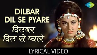 Dilbar Dil Se Pyare with lyrics | दिलबर दिलसे प्यारे गाने के बोल | Caravan | Asha Parekh, Jeetendra