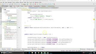 SQLite DB Part 2: SQLIte DB Data insertion
