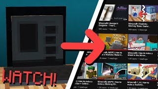 Minecraft | Working Youtube tutorial (Watch videos!)