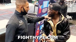 TERENCE CRAWFORD & KELL BROOK SHOW RESPECT RIGHT AFTER FIGHT; DISCUSS WHAT HAPPENED: "TOLD YOU SO"