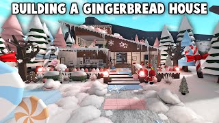 BUILDING MY YEARLY BLOXBURG GINGERBREAD HOUSE... AND 15TH ELF