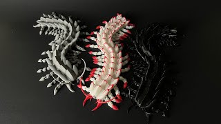 3d printed giant articulated centipede