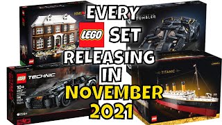 ALL LEGO Sets Releasing in November 2021 | Batman Sets + Two HUGE Collector Sets