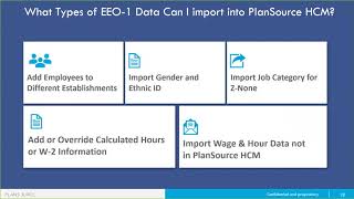 EEO 1 Component 2 Webinar - PlanSource HCM