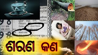 Sarana kana || ଶରଣ କଣ ହୋଇଥାଏ