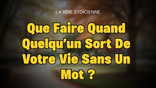 Quand quelqu’un sort de votre vie sans explication : que faire ?