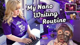 Trying Out My NaNoWriMo Writing Routine | Preptober Writing Vlog