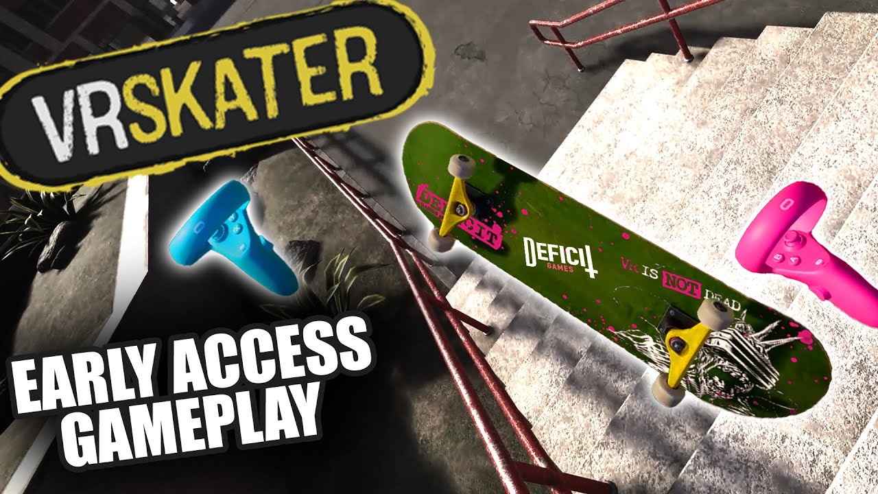 Skateboarding In VR Is Insane! | VR SKATER | Early Access Gameplay ...