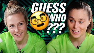 "Was habe ich gefragt?" 😅💭 | Svenja Huth 🆚 Ewa Pajor in "Guess who?" 😂