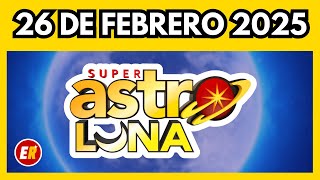 Resultado ASTRO LUNA hoy Miercoles 26 de Febrero del 2025 ✅