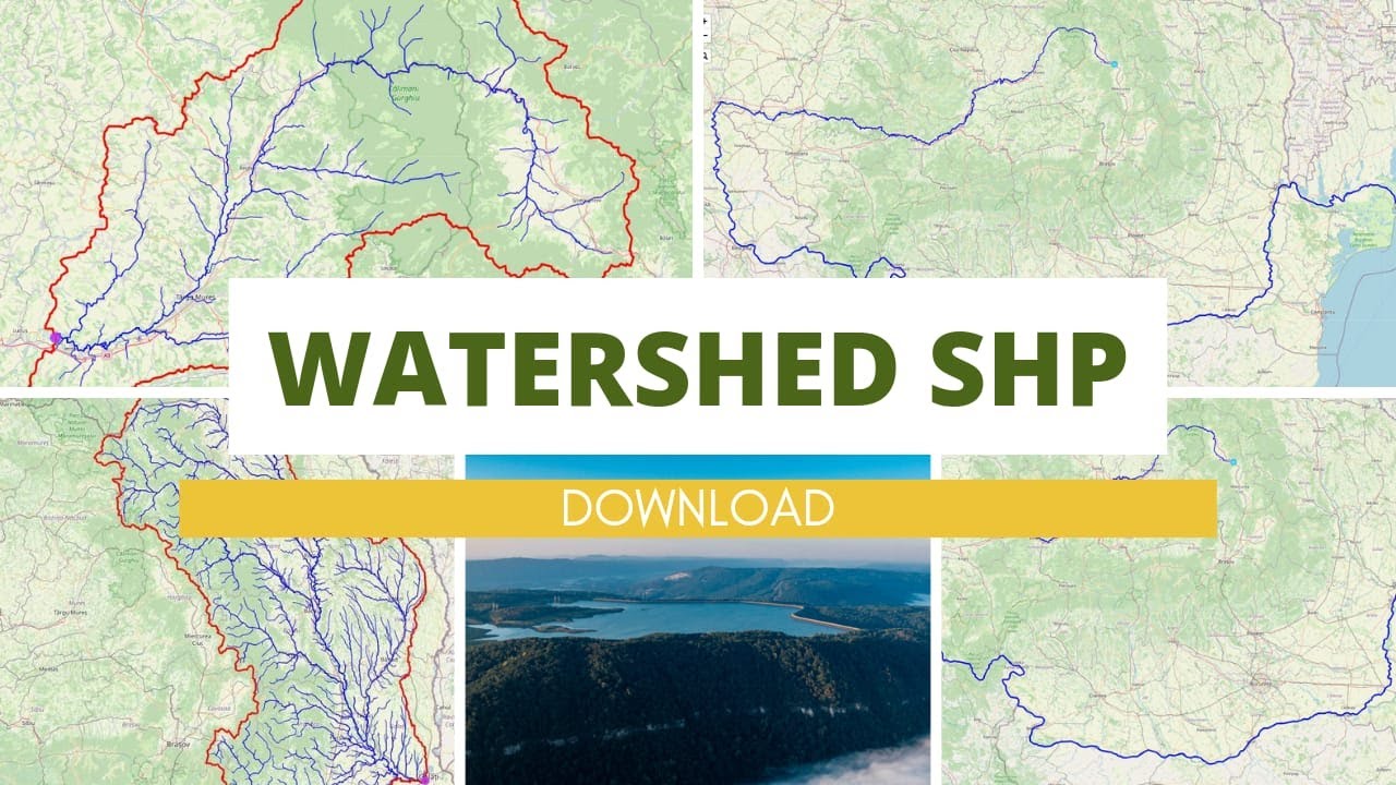 How To Download Watershed Shapefiles From Mghydro | Mapping In GIS ...