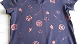 7 t-shirts decorated with super easy techniques (2019) like decorating DIY t-shirts