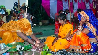 Indian Bagheli Shadi Sulochana Sang Krashna Ki Marriage Jaimala Ceremony #weddingvideo