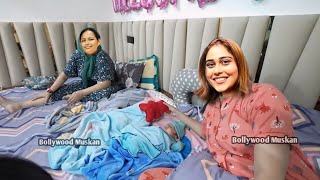 Sidhu Moose Wala Mother Second BABY BOY Face Reveal 😍 with Sidhu Sister