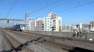 1657レ EF510-507号機牽引貨物 南流山通過 2010.12.9