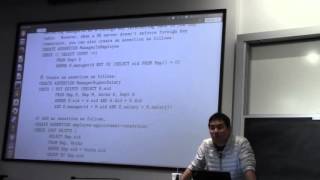 Database Systems (Spring 2016) Lecture 14